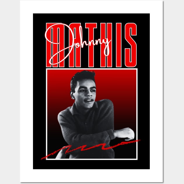 Johnny mathis///original retro Wall Art by DetikWaktu